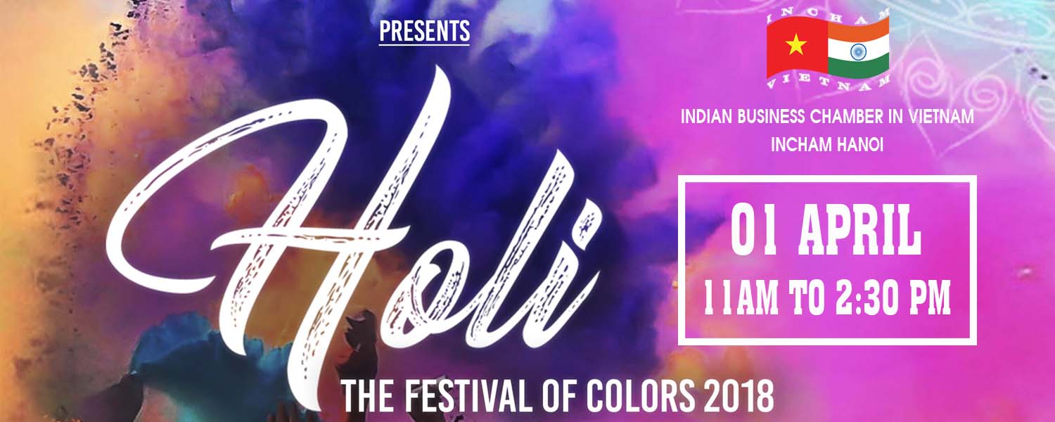 Lễ Hội Bột Màu - Holi Festival 2018