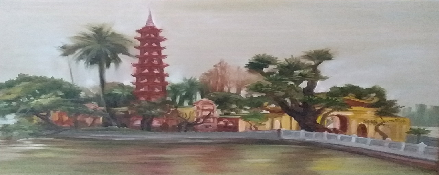 Thế giới phong cảnh và tĩnh vật trong tranh Vurgo style của họa sĩ Đoàn Ngọc Vững