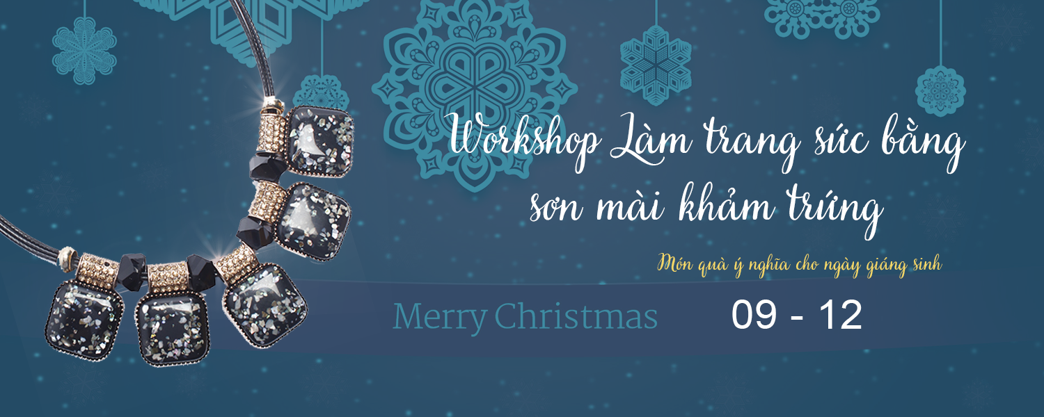 Workshop Làm trang sức bằng sơn mài khảm trứng?
