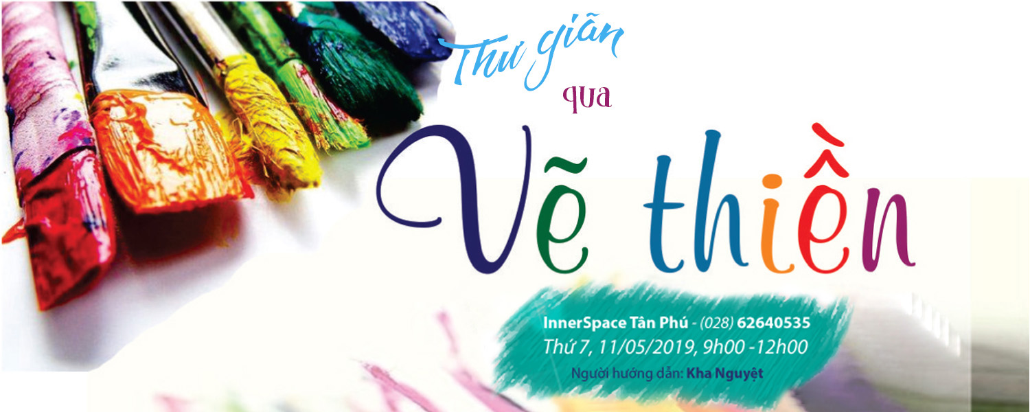 Khóa học THƯ GIÃN QUA VẼ THIỀN - Ngày 11.05.2019