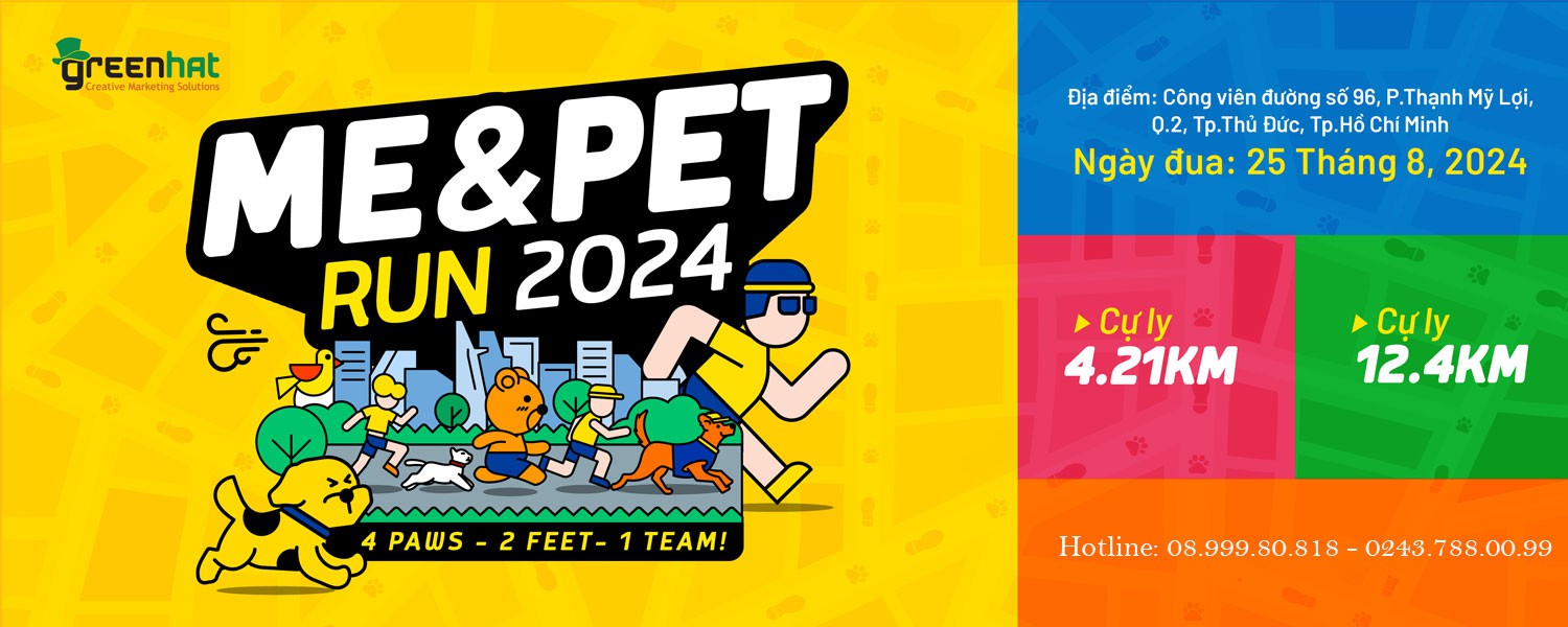 HOT giải chạy THÚ CƯNG ME&PET RUN 2024