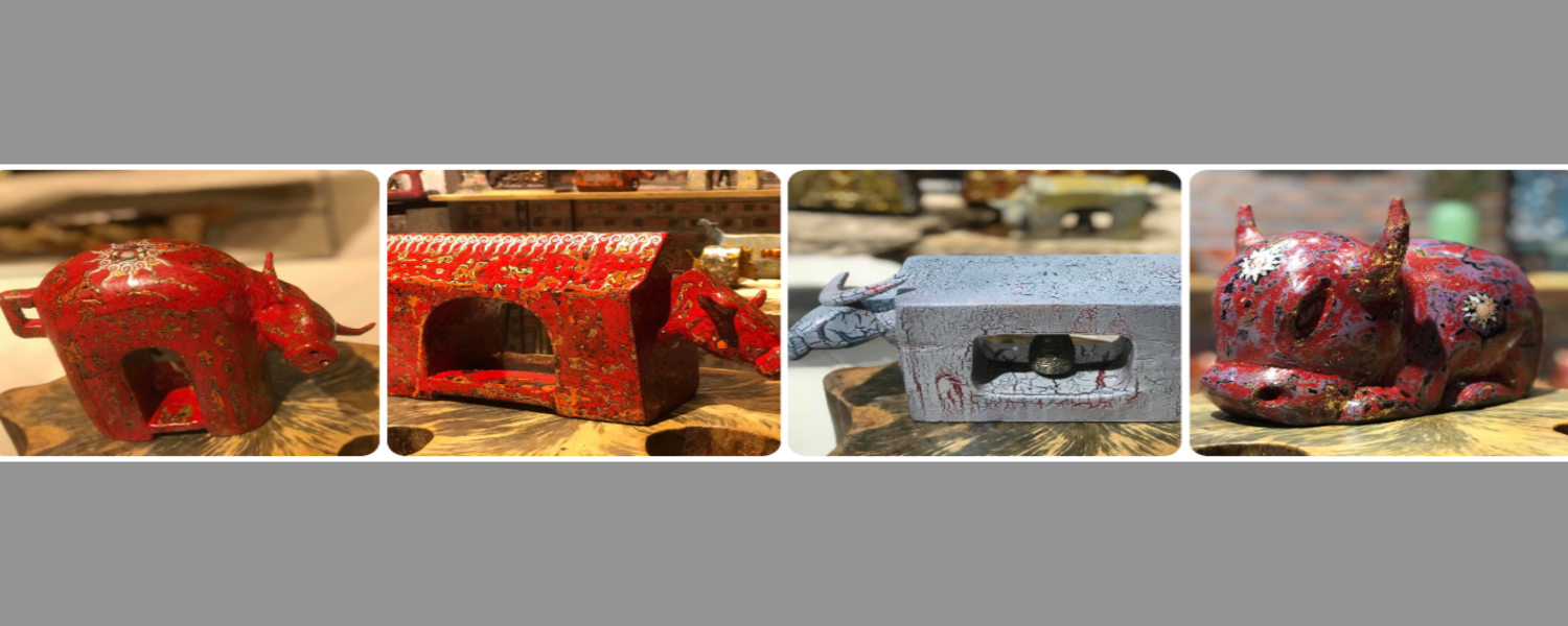 Trưng bày online tượng trâu linh vật năm Tân Sửu 2021