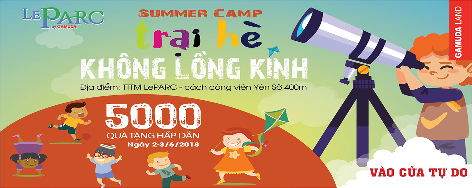 Gamuda - Trại Hè "Không Lồng Kính" - Vào cửa Free