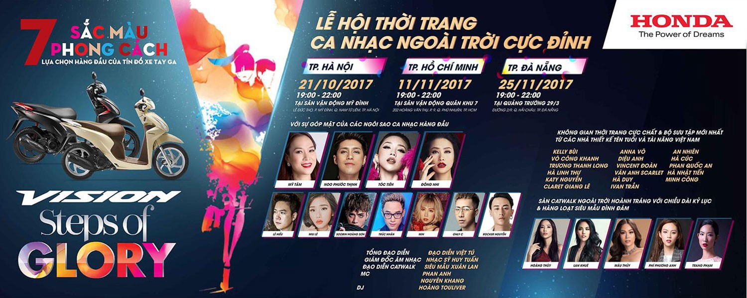 Honda VISION STEPS OF GLORY 2017