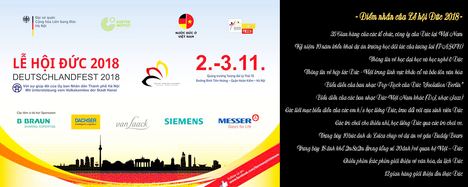 Lễ hội Đức - Deutschlandfest 2018