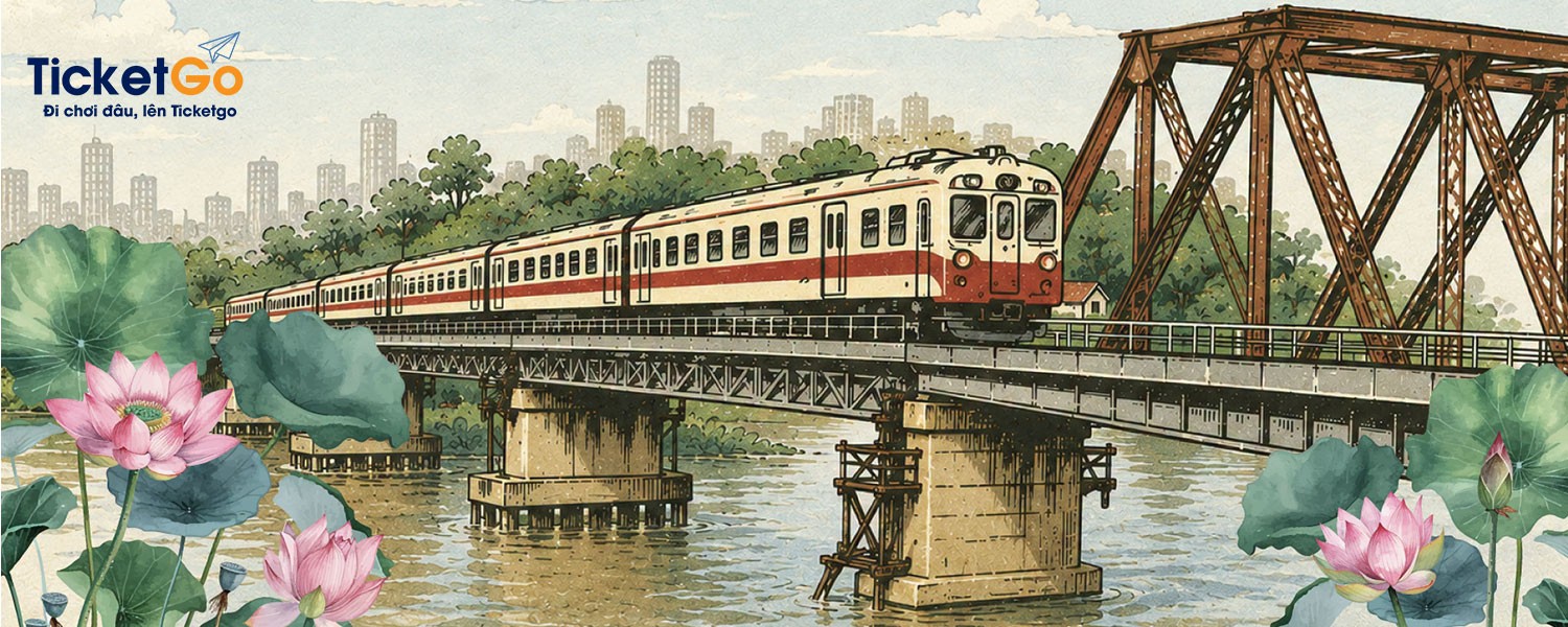 Vé tàu hỏa du lịch "Hà Nội 5 Cửa Ô" - The Hanoi Train 