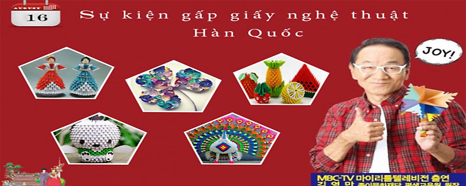 Sự kiện gấp giấy nghệ thuật Hàn Quốc