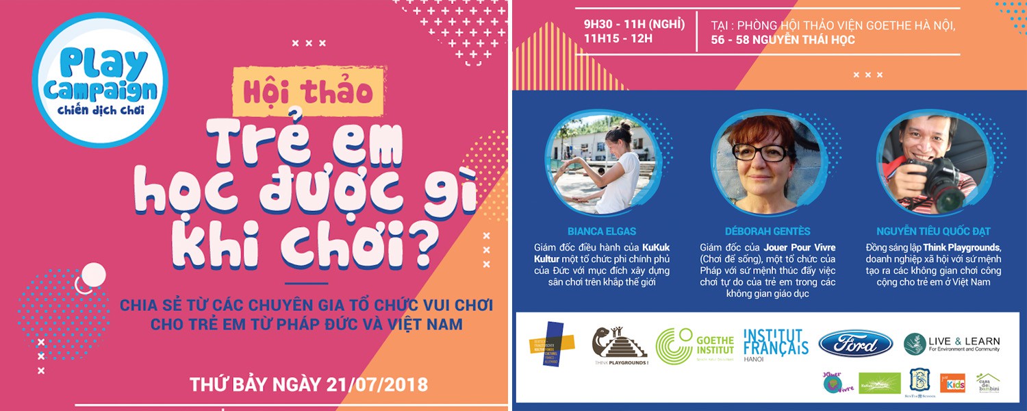 Hội thảo : "Trẻ em học gì khi chơi?"