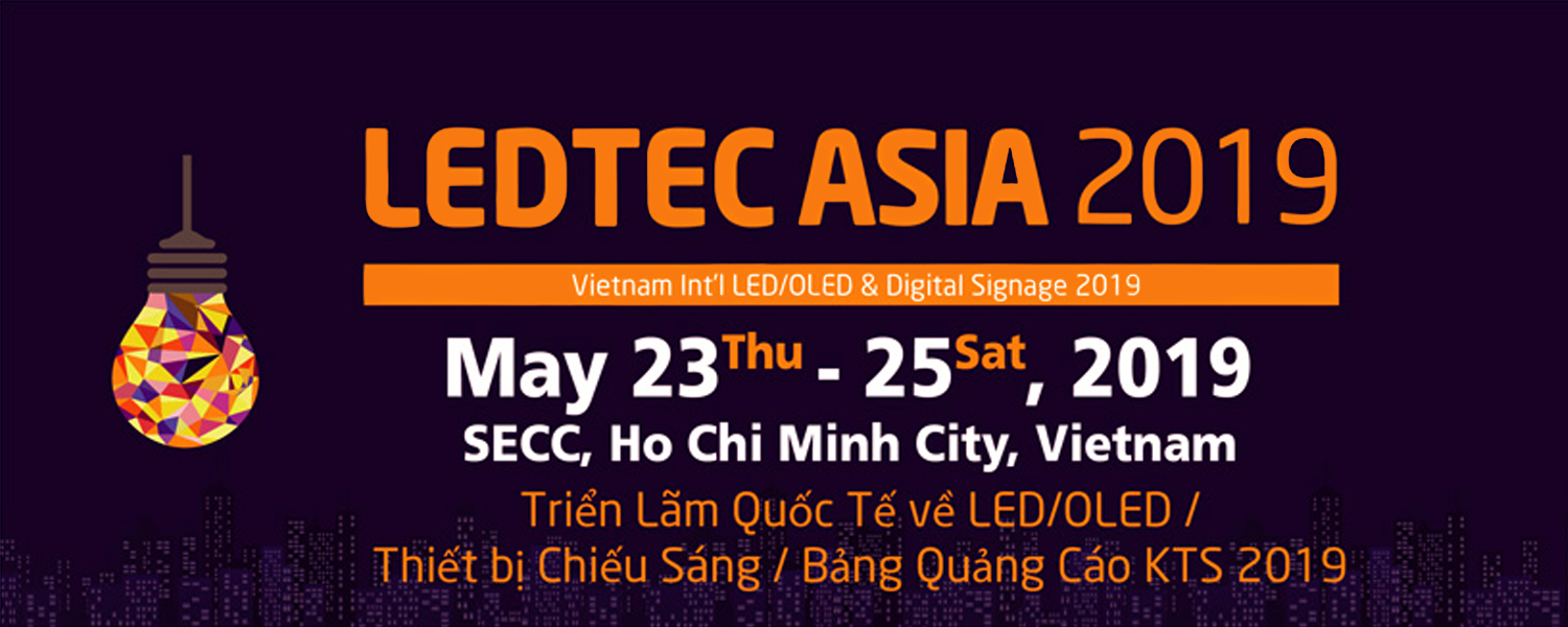 Triển lãm LED/OLED thiết bị chiếu sáng - bảng quảng cáo 2019