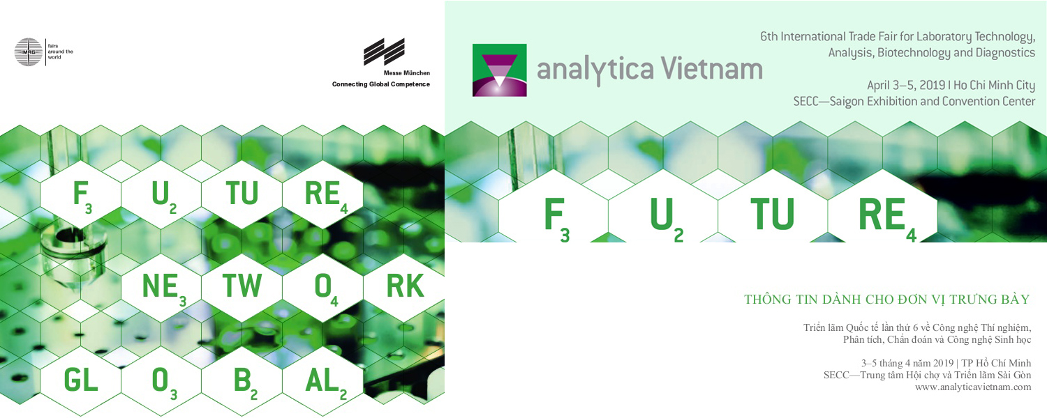 Triển lãm Quốc tế Thiết bị thí nghiệm - Phân tích - Công nghệ Sinh học và Chẩn đoán - Analytica Vietnam 2019