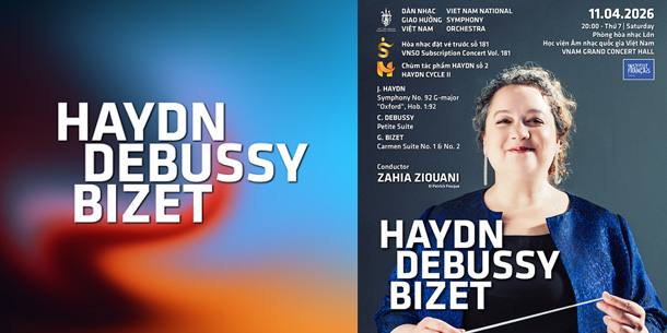 Hòa nhạc đặt vé trước số 181 - Subscription Concert Vol 181 | Conductor Zahia Ziouani