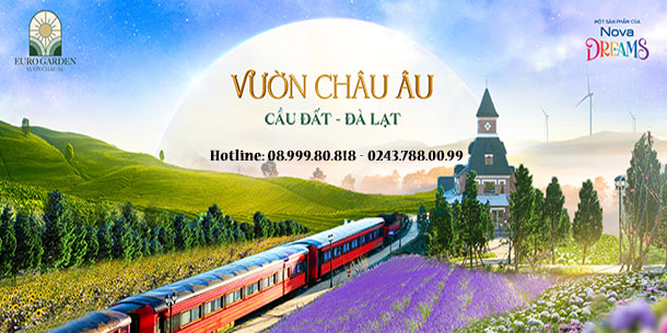 Bán vé vào cửa Euro Garden - Vườn Châu Âu tại Novaworld Đà Lạt