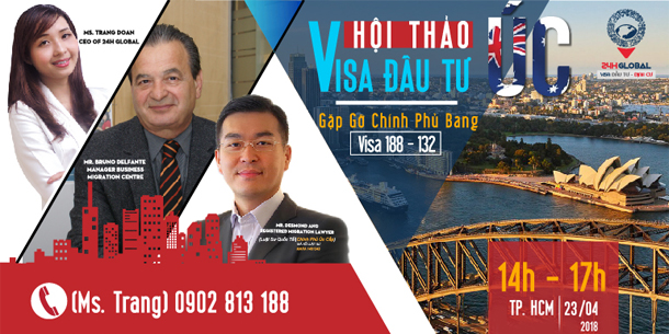 Hội thảo: ĐẦU TƯ ĐỊNH CƯ ÚC - GẶP GỠ CHÍNH PHỦ BANG WESTERN AUSTRALIA