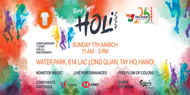 Rang Barse Holi 2024 – Sắc màu Holi 2024