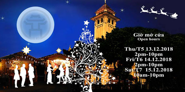 Hội chợ Giáng sinh Đức tại Hà Nội 2018