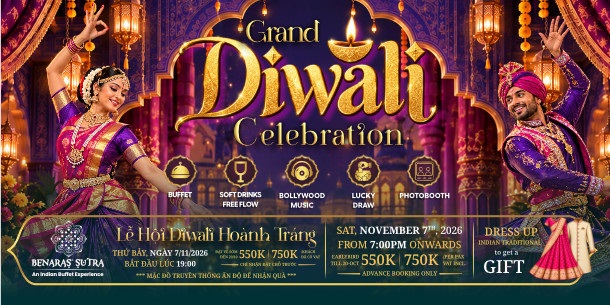 Lễ hội Ánh sáng Diwali 2026 tại Hà Nội - India's Festival of Lights in Hanoi