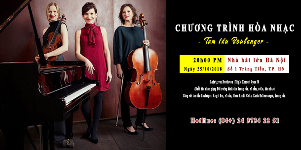 Chương trình hòa nhạc của nhóm Tam tấu Boulanger
