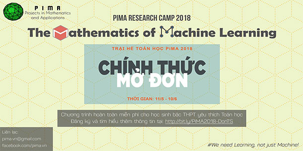 Trại hè “ PiMA Toán học và ứng dụng”