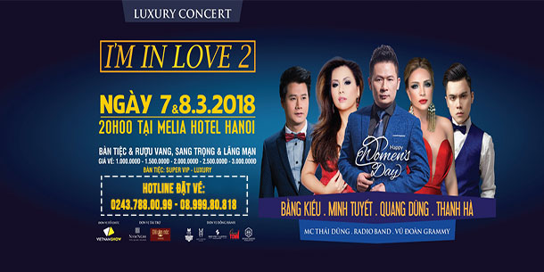 Liveshow Luxury Concert: I'm in love 2
