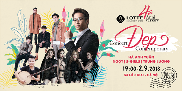 ĐẸP Contemporary Concert - Hà Anh Tuấn & Ngọt, Trung Lương, S-girls
