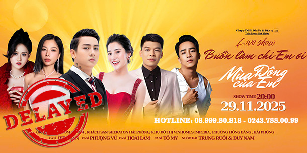 Liveshow Hoài Lâm - Tố My - Phượng Vũ - Jee Trần - Trung Ruồi - Duy Nam | "Buồn làm chi em ơi - Mùa đông của Em"