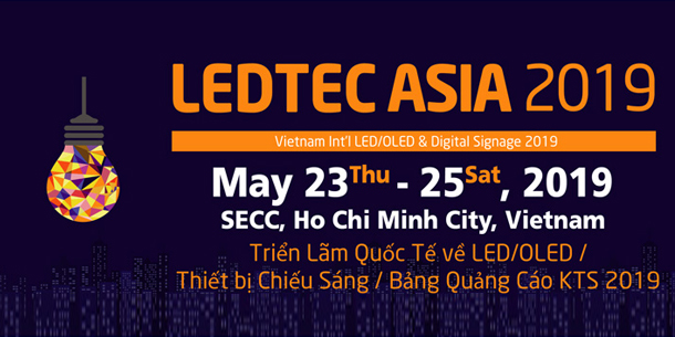Triển lãm LED/OLED thiết bị chiếu sáng - bảng quảng cáo 2019