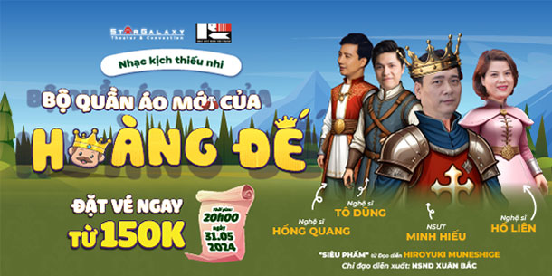 Nhạc kịch thiếu nhi: Bộ quần áo mới của Hoàng Đế