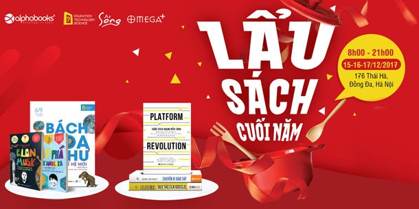 Lẩu sách cuối năm 2017 - Alpha Books