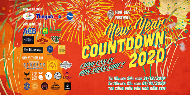 Hoa Bia Festival New Year Countdown 2020