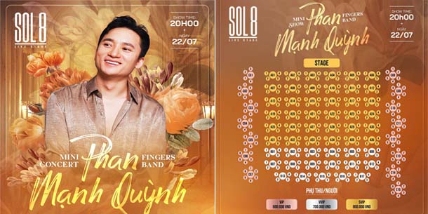 Liveshow Phan Mạnh Quỳnh tại Hà Nội - Ngày 22.7.2023