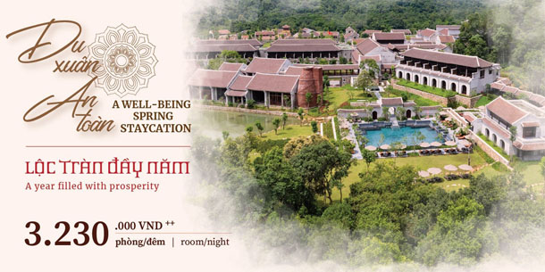  Voucher gói combo đặc biệt Nghỉ dưỡng tại khu Resort 5 sao Legacy Yên Tử - M Gallery