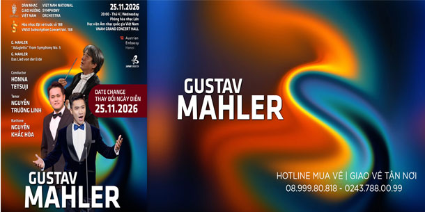 Hòa nhạc đặt vé trước số 188 - Subscription Concert Vol 188: GUSTAV MAHLER | 