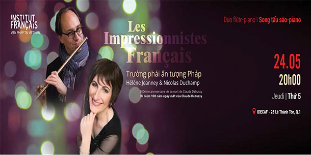 Song tấu sáo-piano “Trường phái ấn tượng Pháp” 