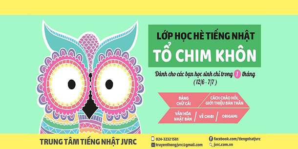 Lớp học tiếng Nhật: Tổ Chim khôn