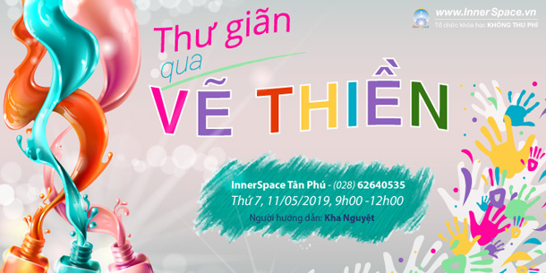 Khóa học THƯ GIÃN QUA VẼ THIỀN - Ngày 11.05.2019