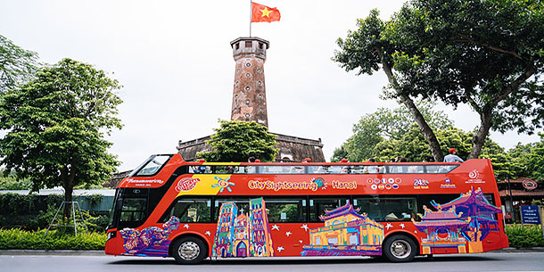 Bán Vé Xe Buýt 2 Tầng Hà Nội Hop On Hop Off