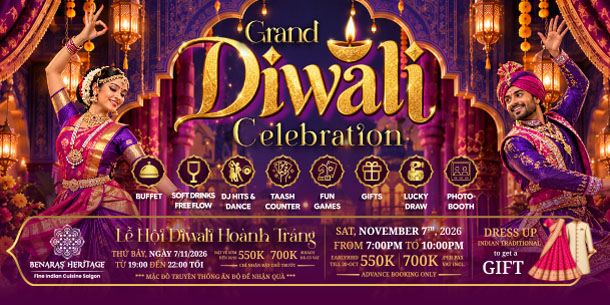 Lễ hội Ánh sáng Diwali 2026 - India's Festival of Lights in Saigon