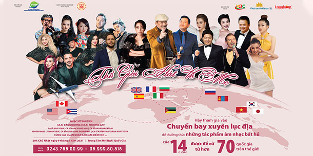 Bán vé đêm nhạc: Thế giới hát về mẹ