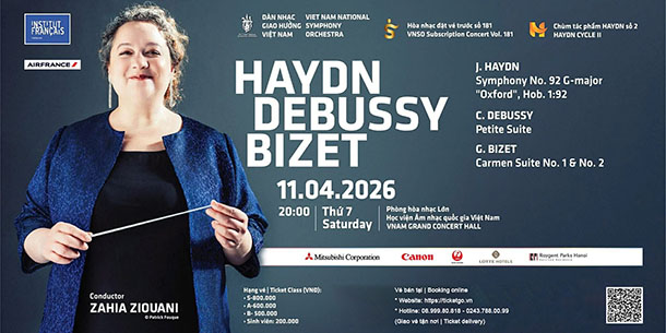Hòa nhạc đặt vé trước số 181 - Subscription Concert Vol 181 | Conductor Zahia Ziouani