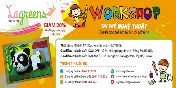 Workshop: Tái chế nghệ thuật