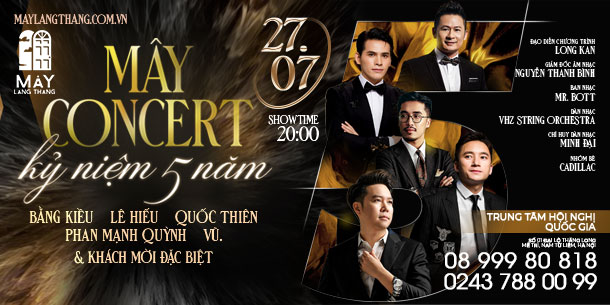 Đêm nhạc MÂY LANG THANG CONCERT in Hà Nội