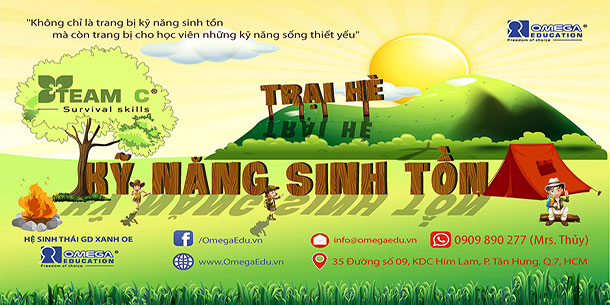 Trại hè: KỸ NĂNG SINH TỒN