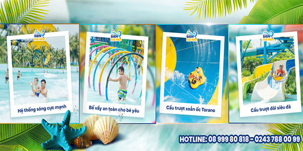 Vé vào cửa Công Viên Biển Hà Nội - Tuần Châu