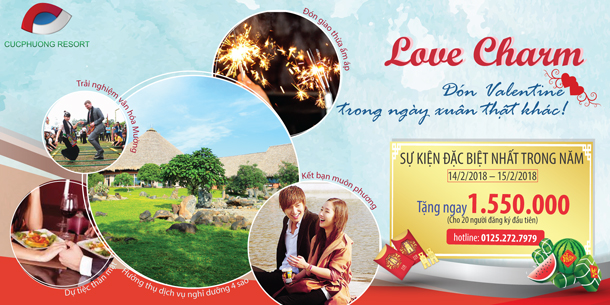 Đón Valentine & Giao thừa tại LOVE CHARM 2018
