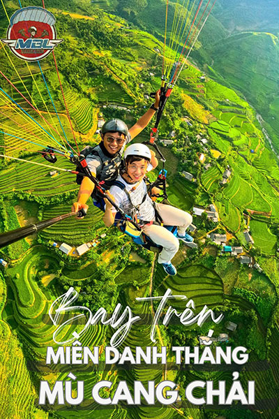 Trải nghiệm bay dù lượn đỉnh đèo bậc nhất Việt Nam Khau Phạ - Mù Cang Chải 