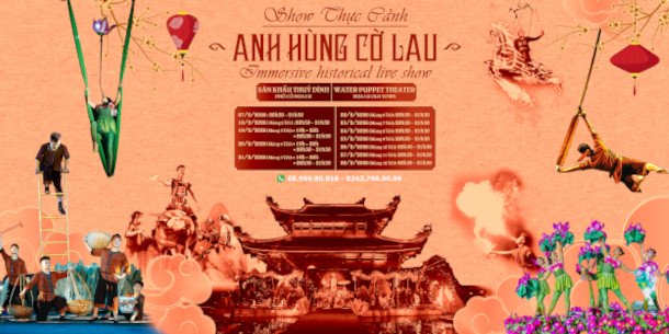 Show thực cảnh ANH HÙNG CỜ LAU - Hoa Lư Ninh Bình | Immersive historical live show