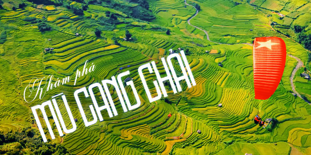 Trải nghiệm bay dù lượn đỉnh đèo bậc nhất Việt Nam Khau Phạ - Mù Cang Chải 