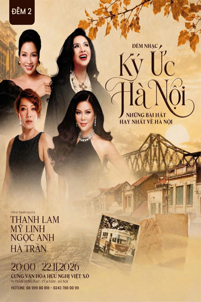 ĐÊM 2 - Đêm nhạc Ký ức Hà Nội 22/11 | Thanh Lam, Mỹ Linh, Ngọc Anh, Hà Trần