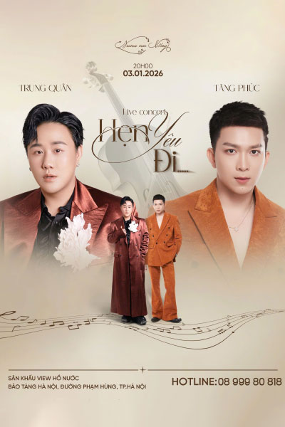 Hẹn Yêu Đi: Trung Quân - Tăng Phúc | Mua vé ngay