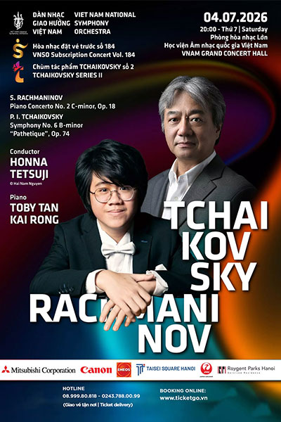 Hòa nhạc đặt trước số 184 - Subscription Concert Vol 184: Tchaikovsky Rachmaninov